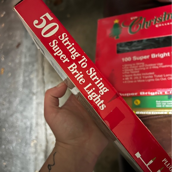 Vintage String Christmas Lights Indoor/ Outdoor 3 Separate Boxes Clear - Picture 7 of 12